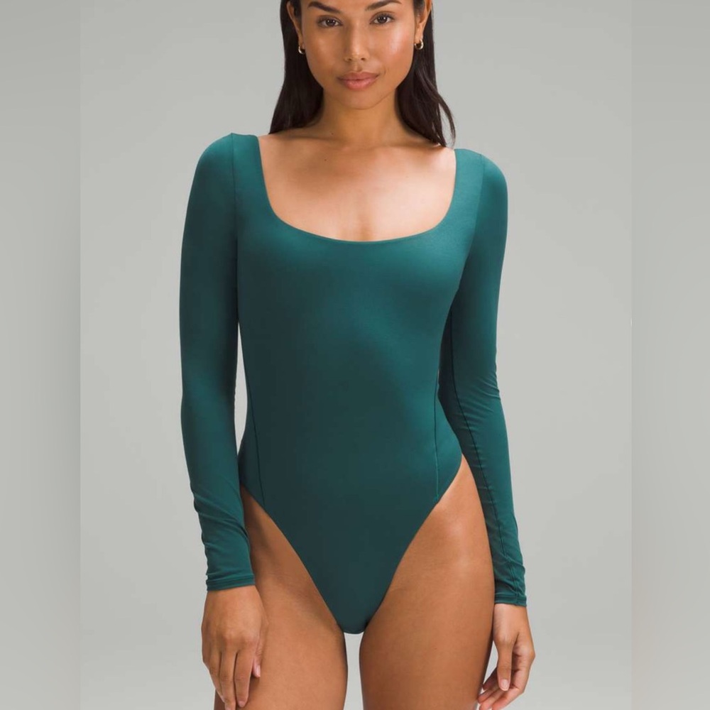 Lululemon Wundermost Ultra-Soft Nulu Square-Neck Long-Sleeve Bodysuit